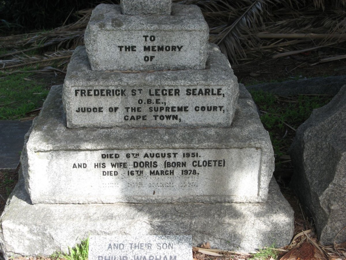 SEARLE Frederick St. Leger -1951 &amp; Doris CLOETE -1978