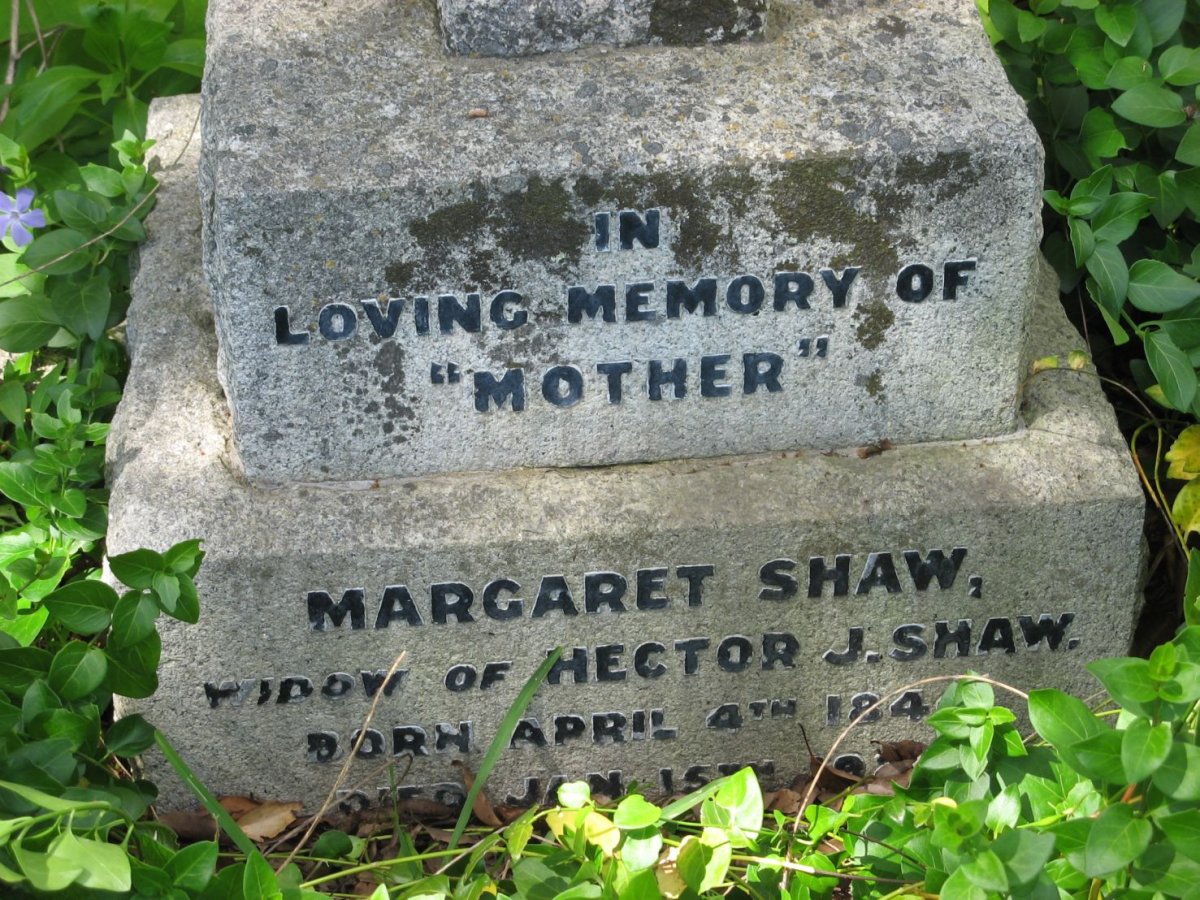 SHAW Margaret 184?-19??