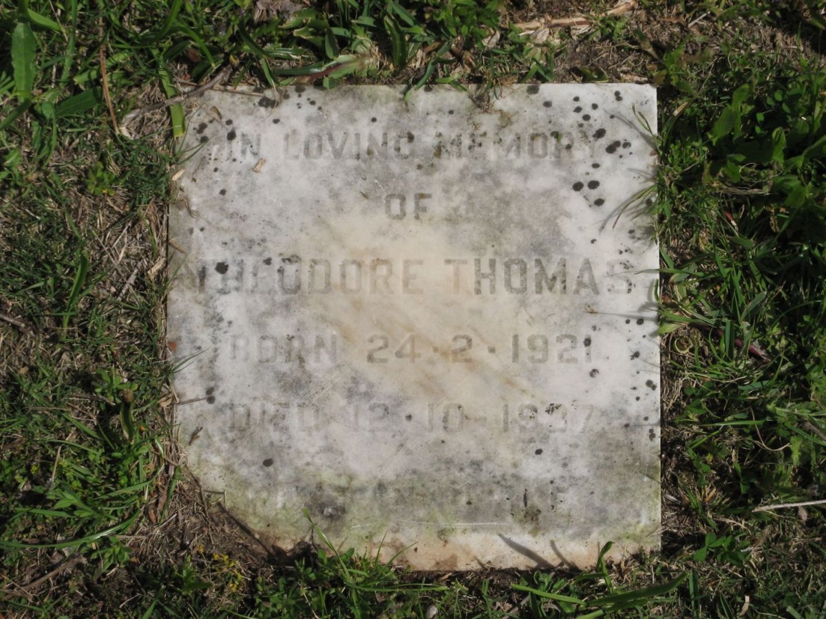 THOMAS Theodore 1921-1937