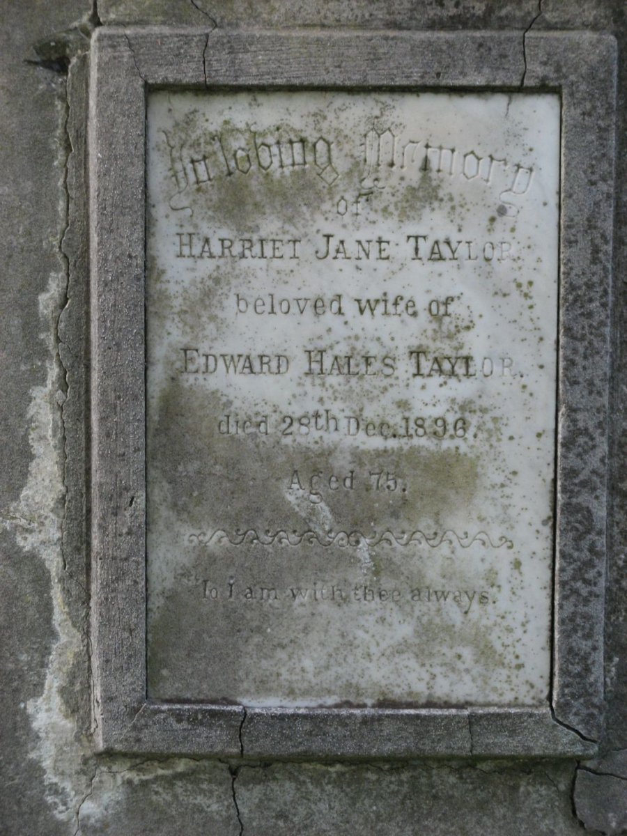 TAYLOR Harriet Jane -1896