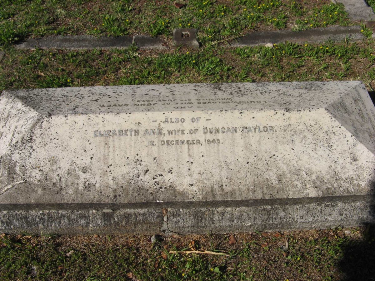 TAYLOR Elizabeth Ann -1943