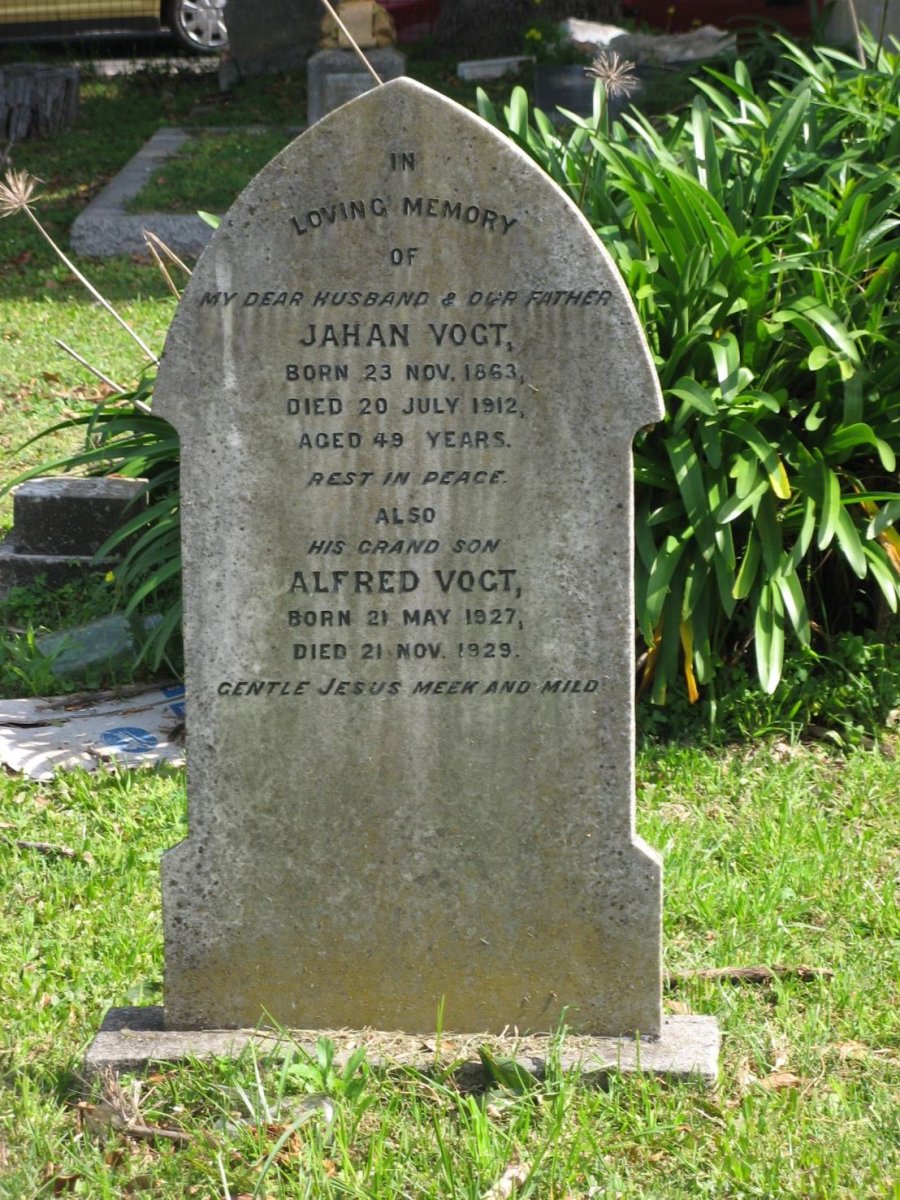 VOGT Jahan 1863-1912 :: VOGT Alfred 1927-1929