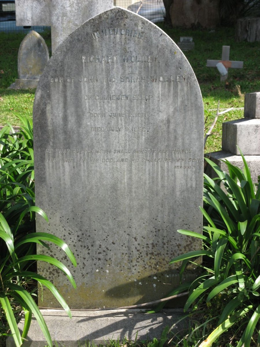 WOLLEY Richard 1871-1892
