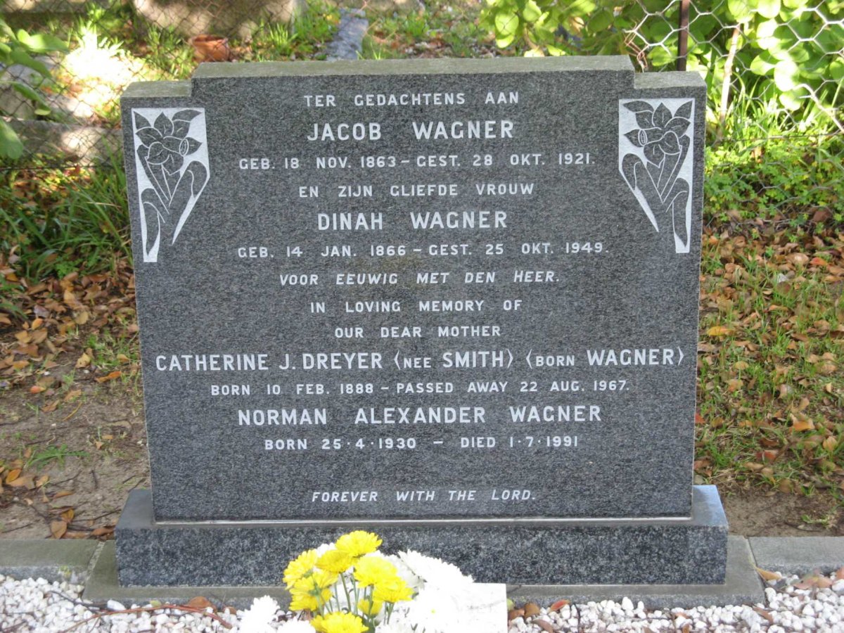 WAGNER Jacob 1863-1921 &amp; Dinah 1866-1949