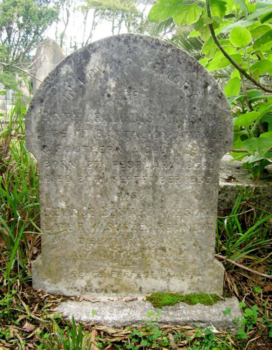 WILSON Arthur Louis 1858-1936 :: WILSON George Edward -1932