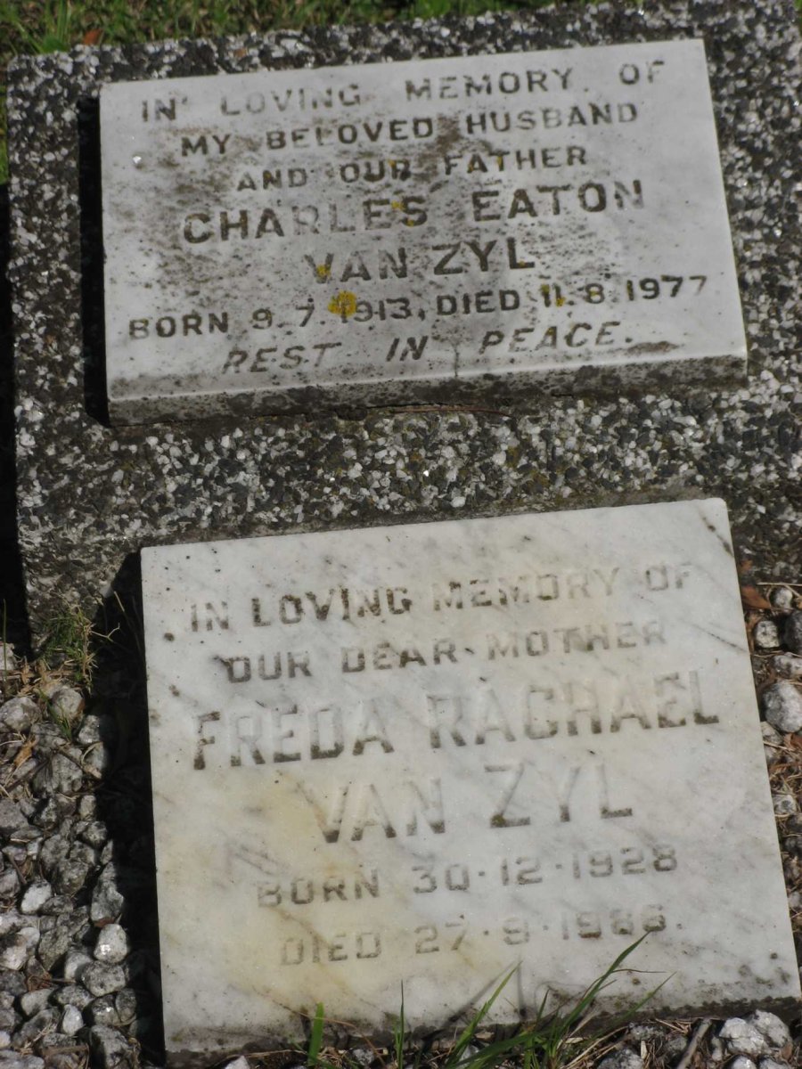 ZYL Charles Eaton, van 1913-1977 &amp; Freda Rachel 1928-1986