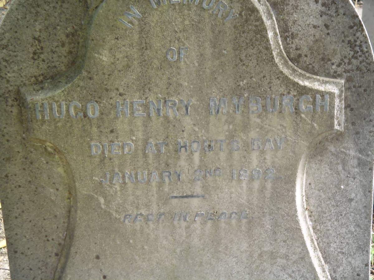MYBURGH Hugo Henry -1892