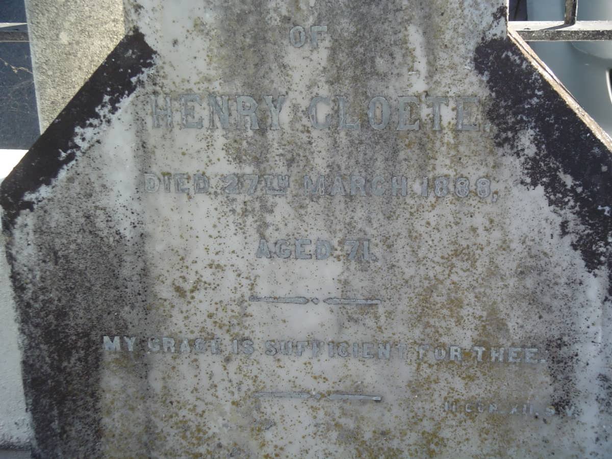 CLOETE Henry -1888