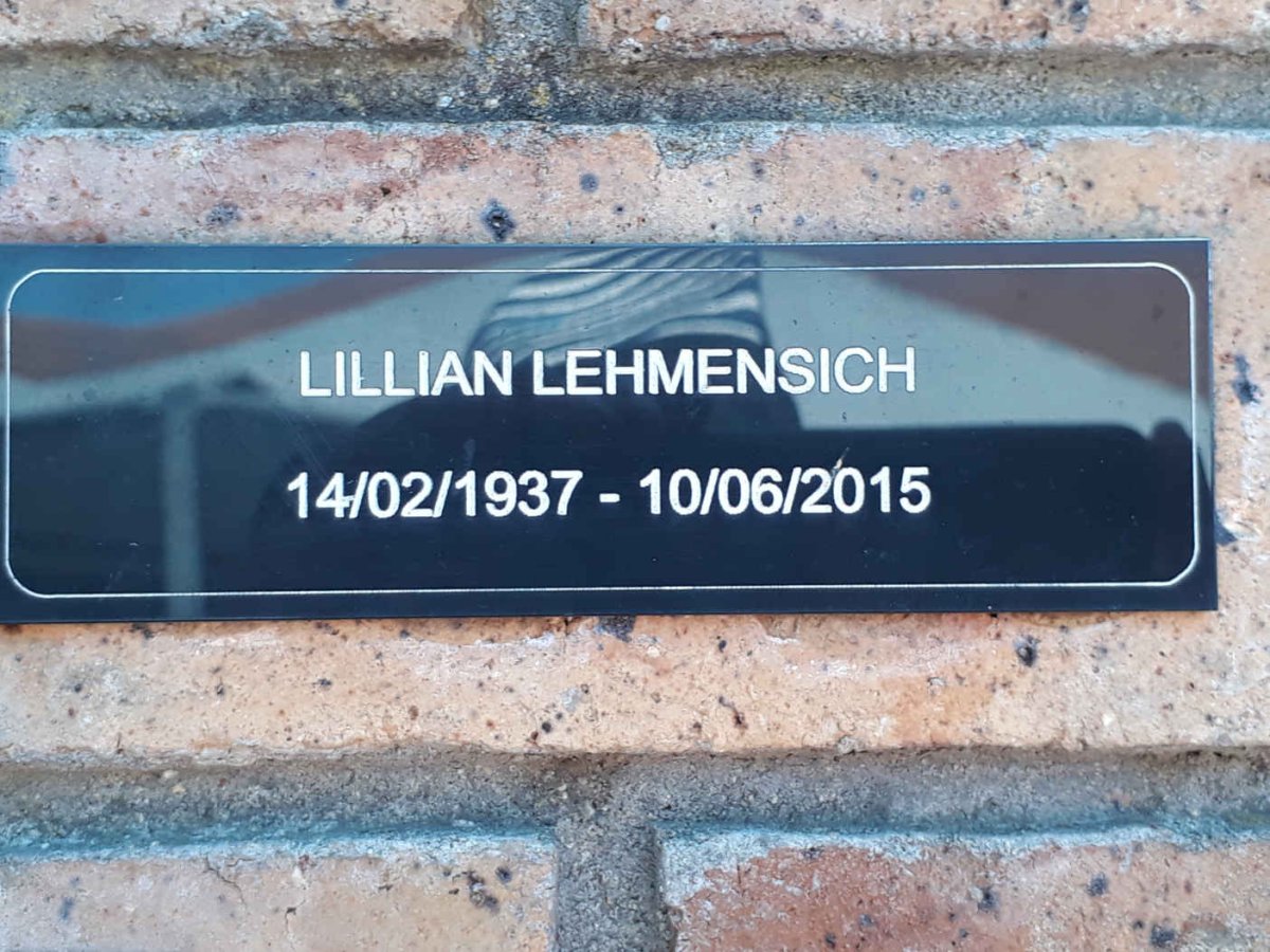 LEHMENSICH Lillian 1937-2015