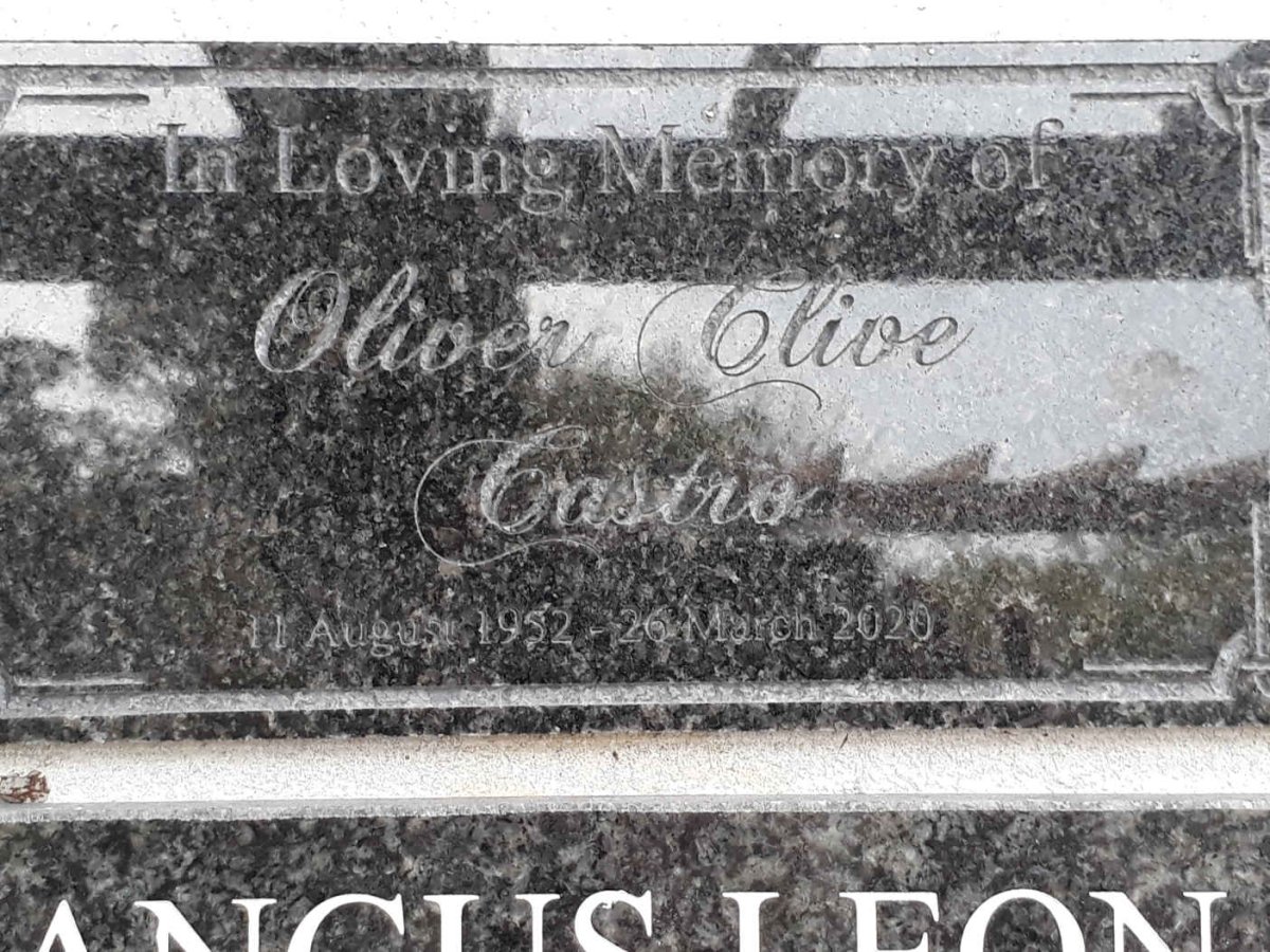 CASTRO Oliver Clive 1952-2020