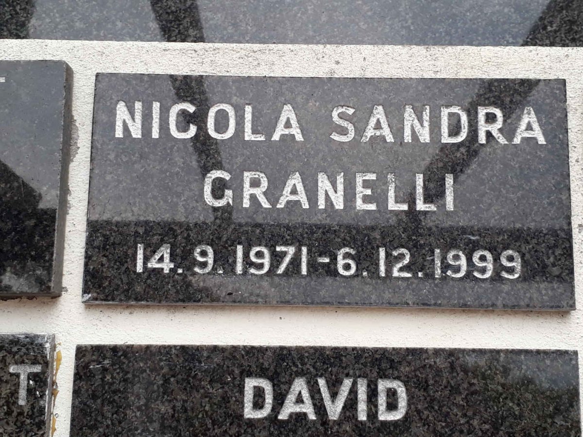 GRANELLI Nicola Sandra 1971-1999