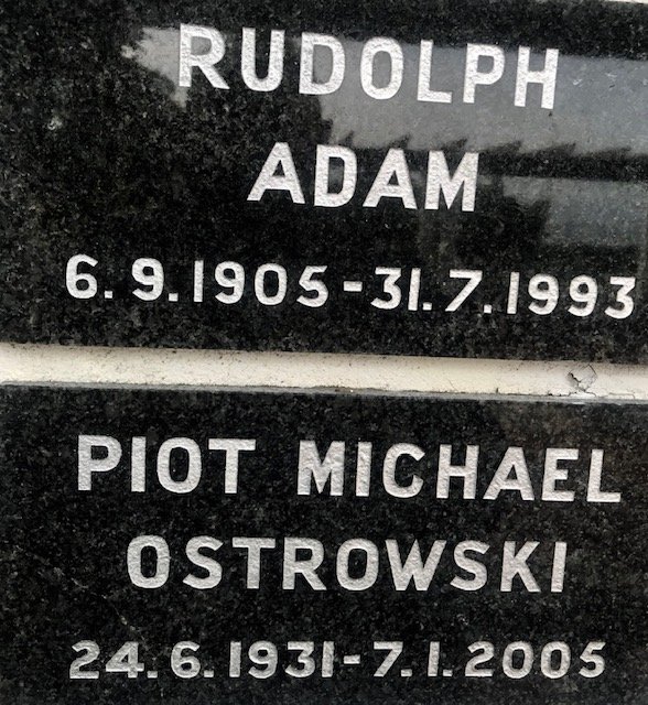 ADAM Rudolph 1905-1993 :: OSTROWSKI Piot Michael 1931-2005