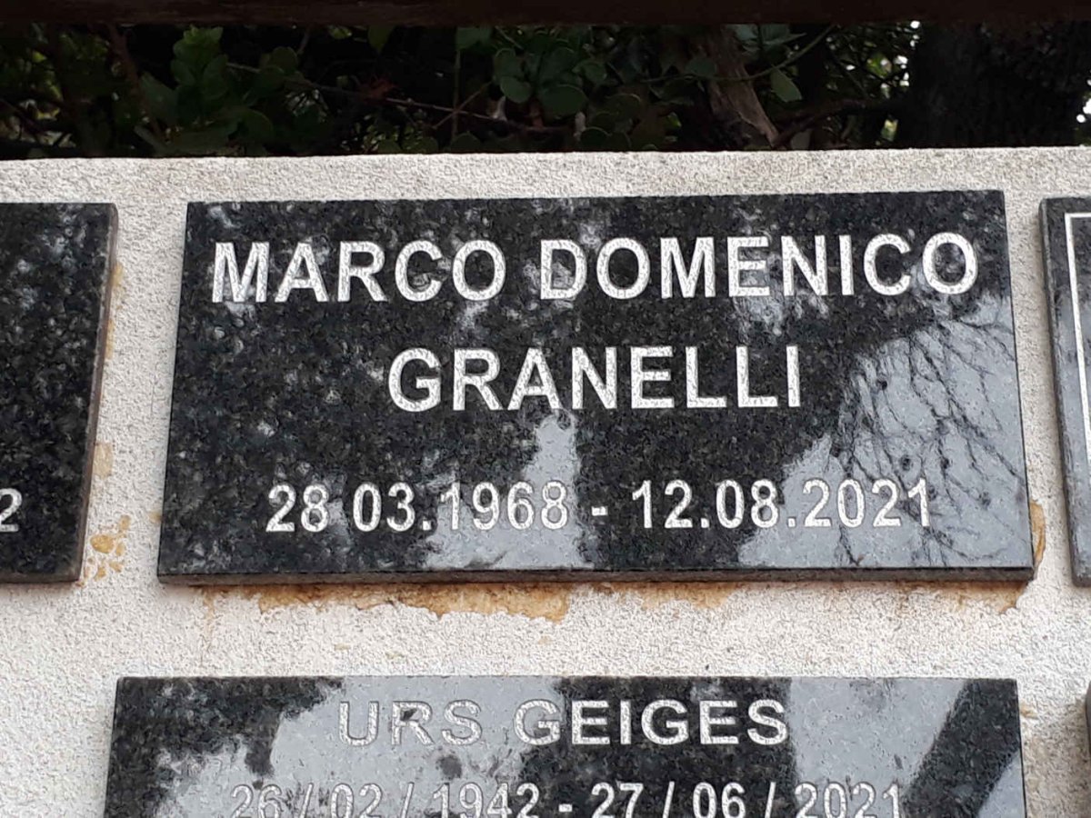 GRANELLI Marco Domenico 1968-2021