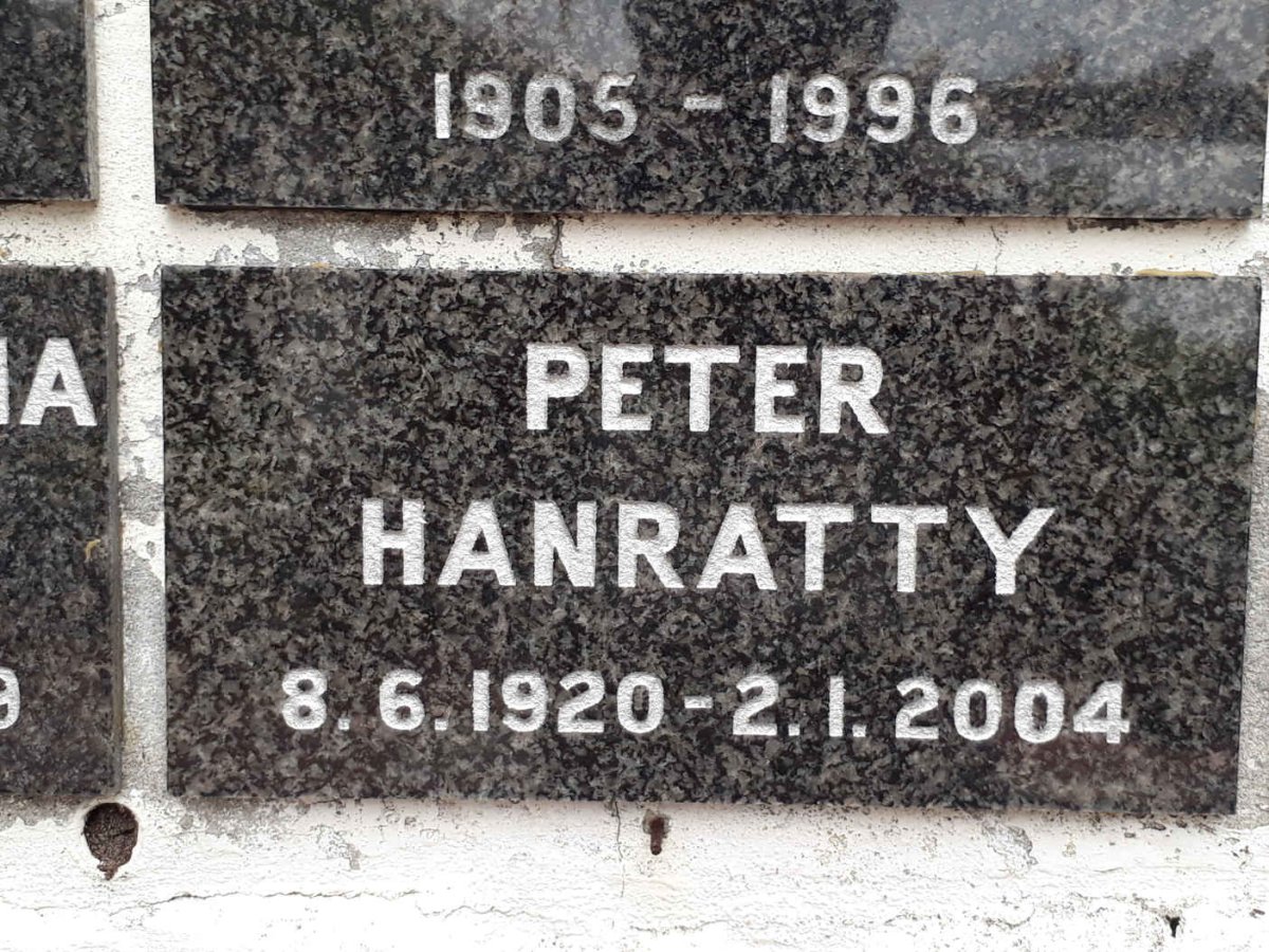 HANRATTY Peter 1920-2004