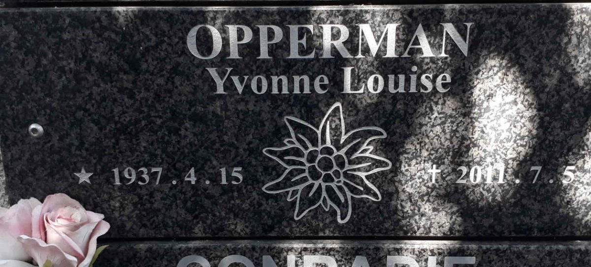 OPPERMAN Yvonne Louise 1937-2011