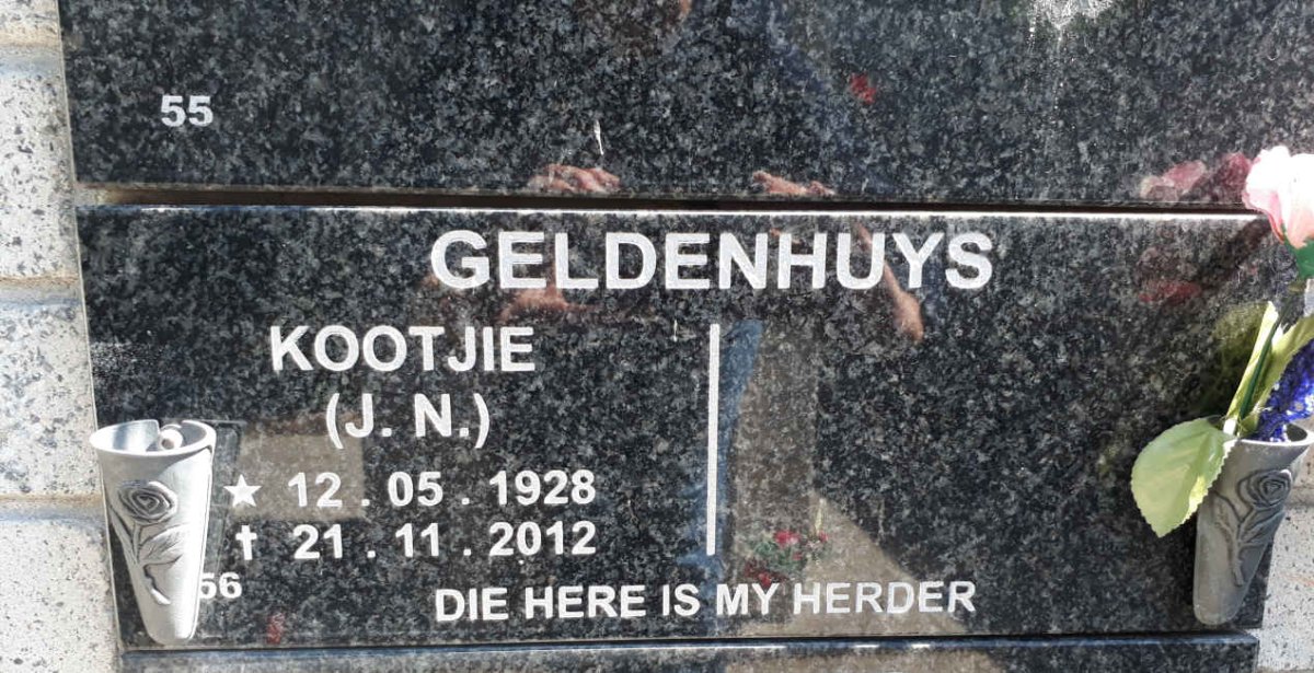 GELDENHUYS J.N. 1928-2012