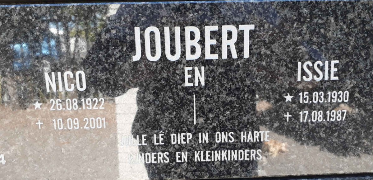 JOUBERT Nico 1922-2001 &amp; Issie 1930-1987