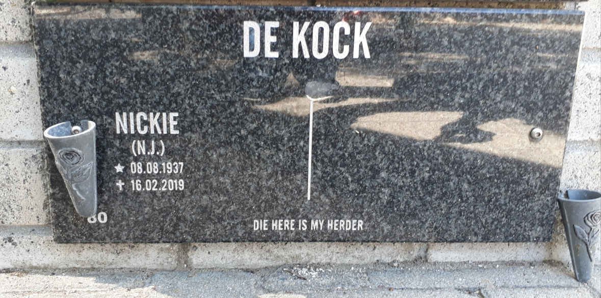 KOCK N.J., de 1937-2019