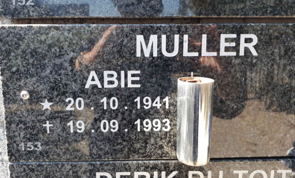 MULLER Abie 1941-1993