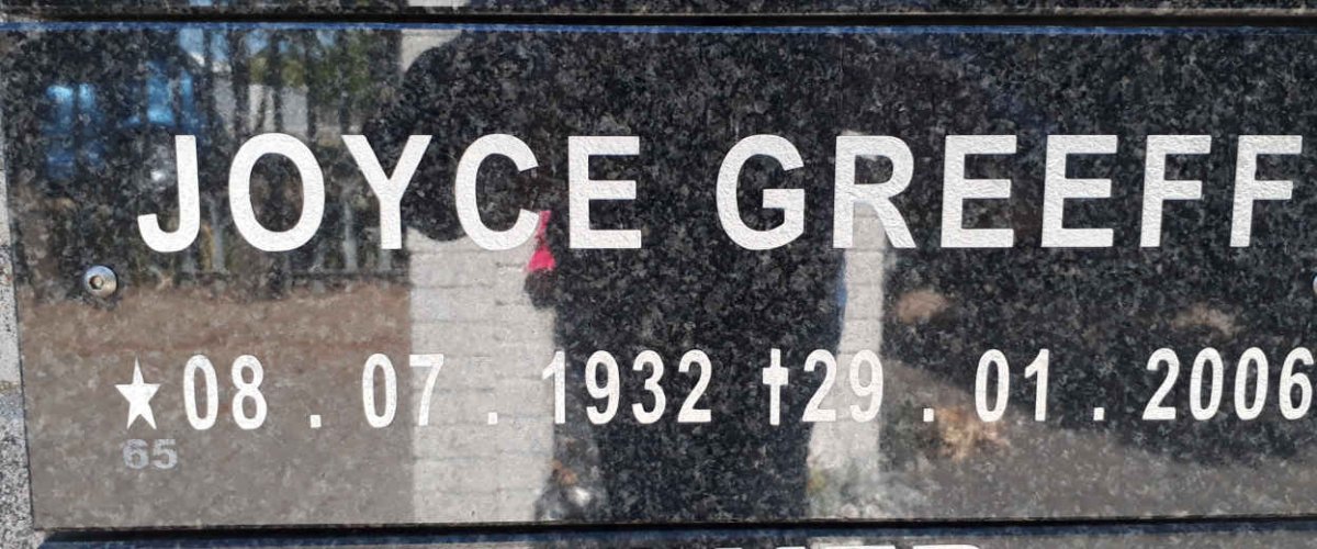 GREEFF Joyce 1932-2006