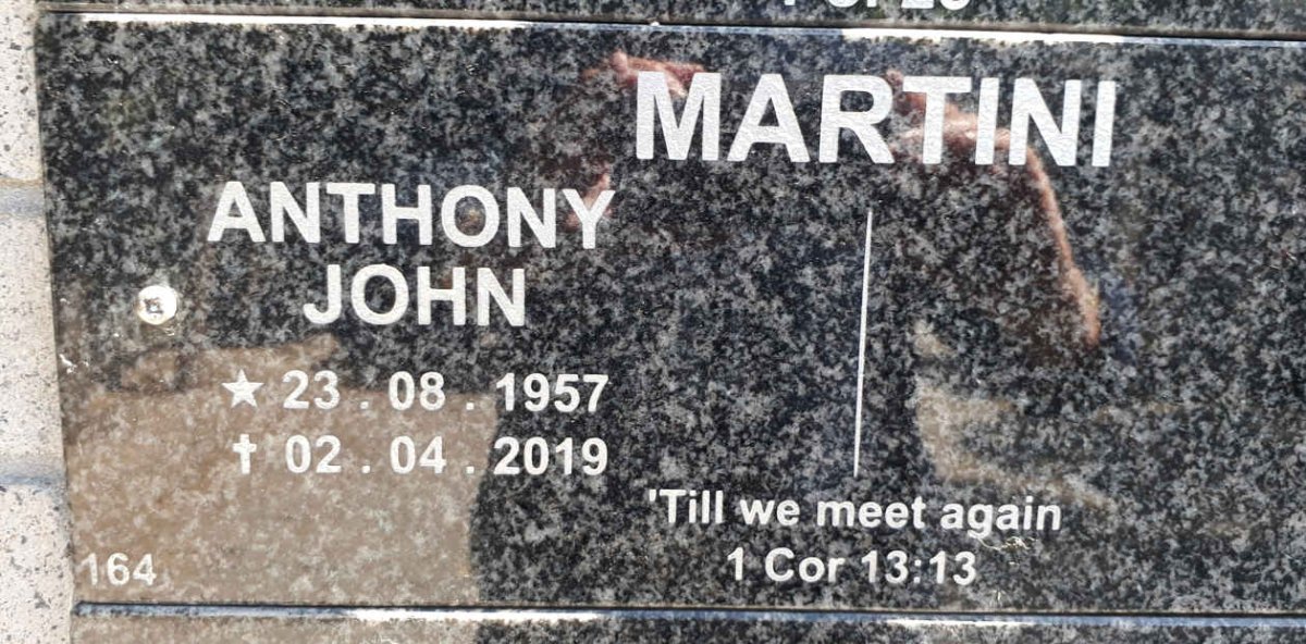 MARTINI Anthony John 1957-2019