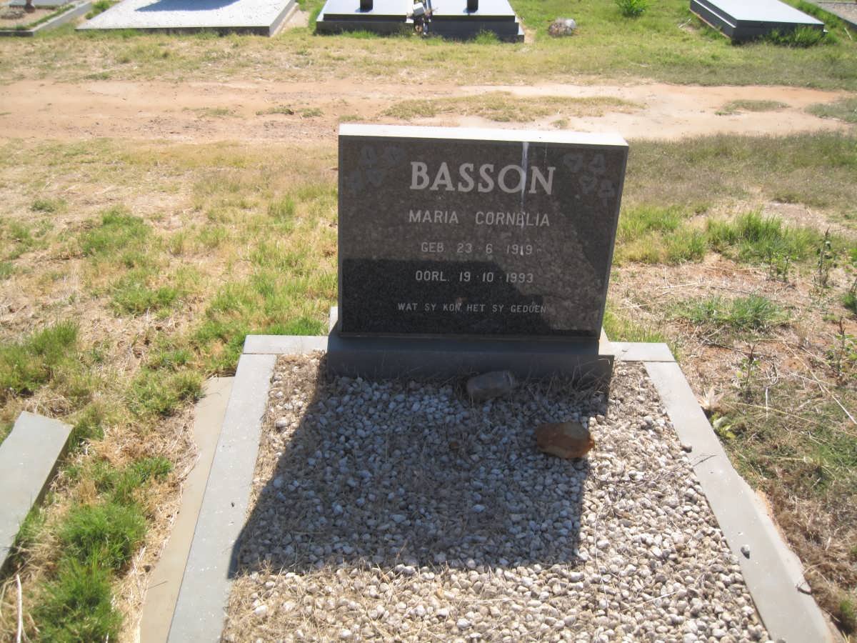 BASSON Maria Cornelia 1919-1993