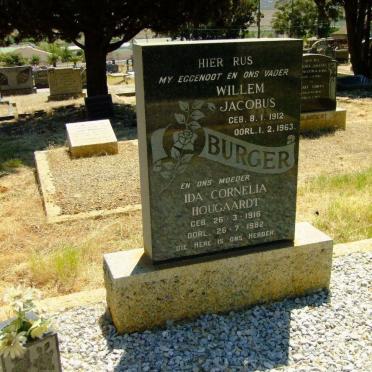 BURGER Willem Jacobus 1912-1963 &amp; Ida Cornelia HOUGAARDT 1916-1982