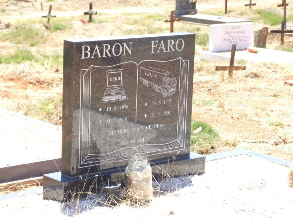 FARO Lukas 1965-2001 :: BARON Dirkie 1978-2001