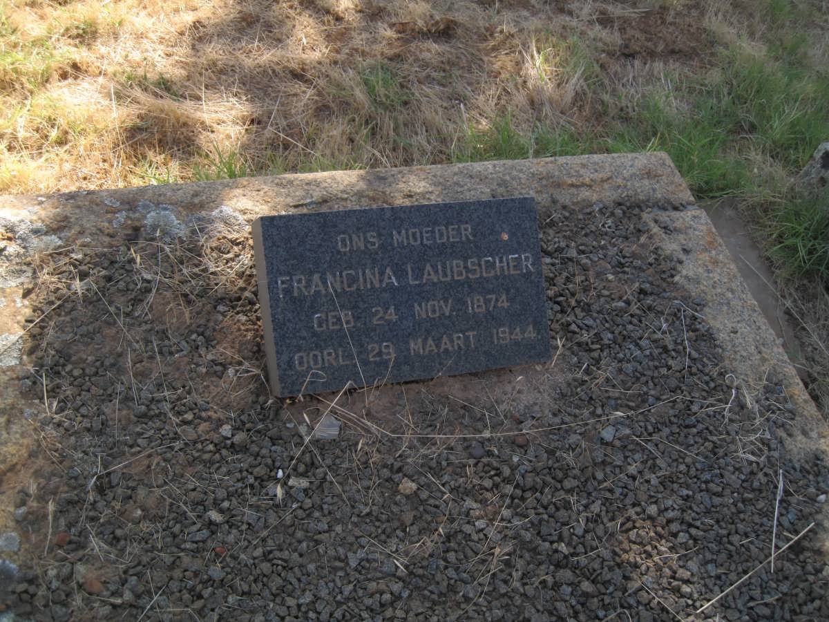 LAUBSCHER Francina 1874-1944