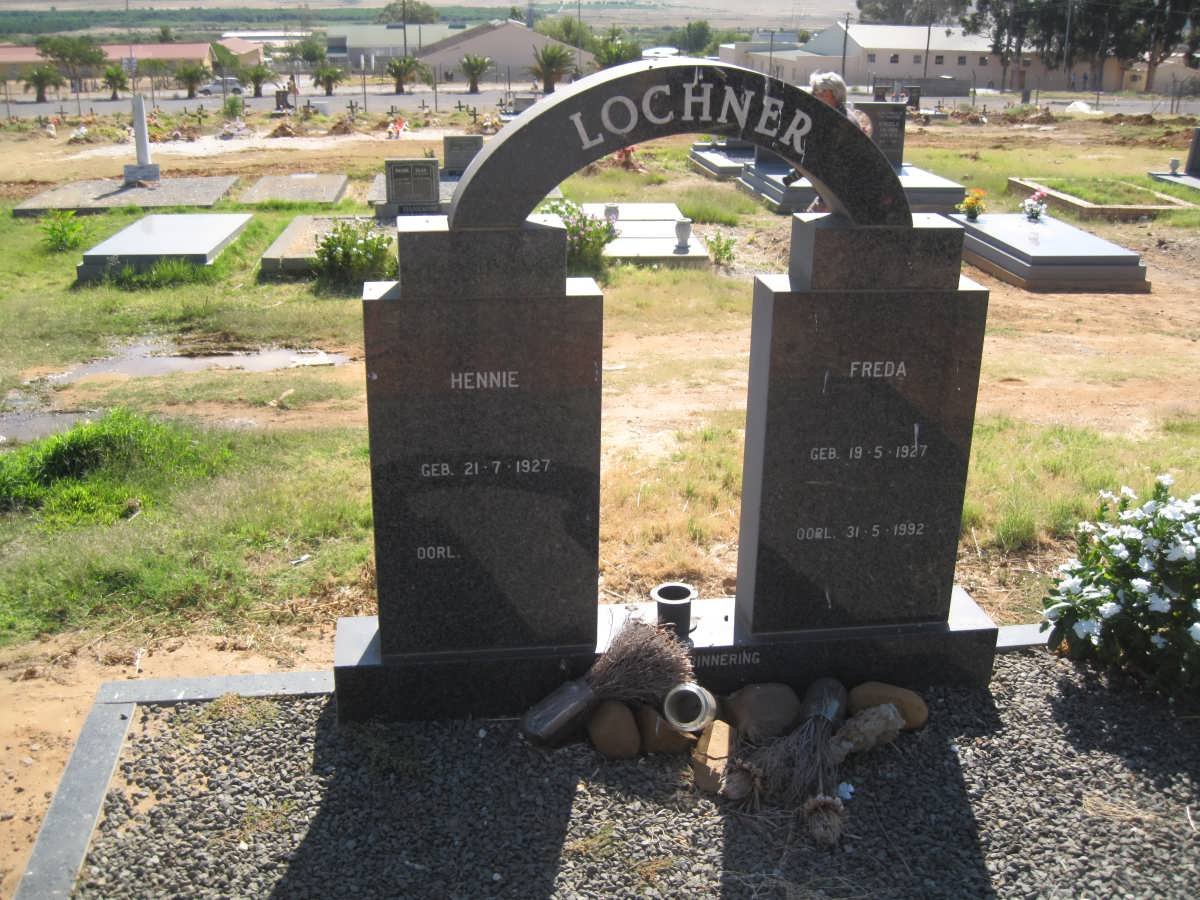 LOCHNER Hennie 1927- &amp; Freda 1927-1992