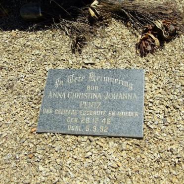 PENTZ Anna Christina Johanna 1946-1992