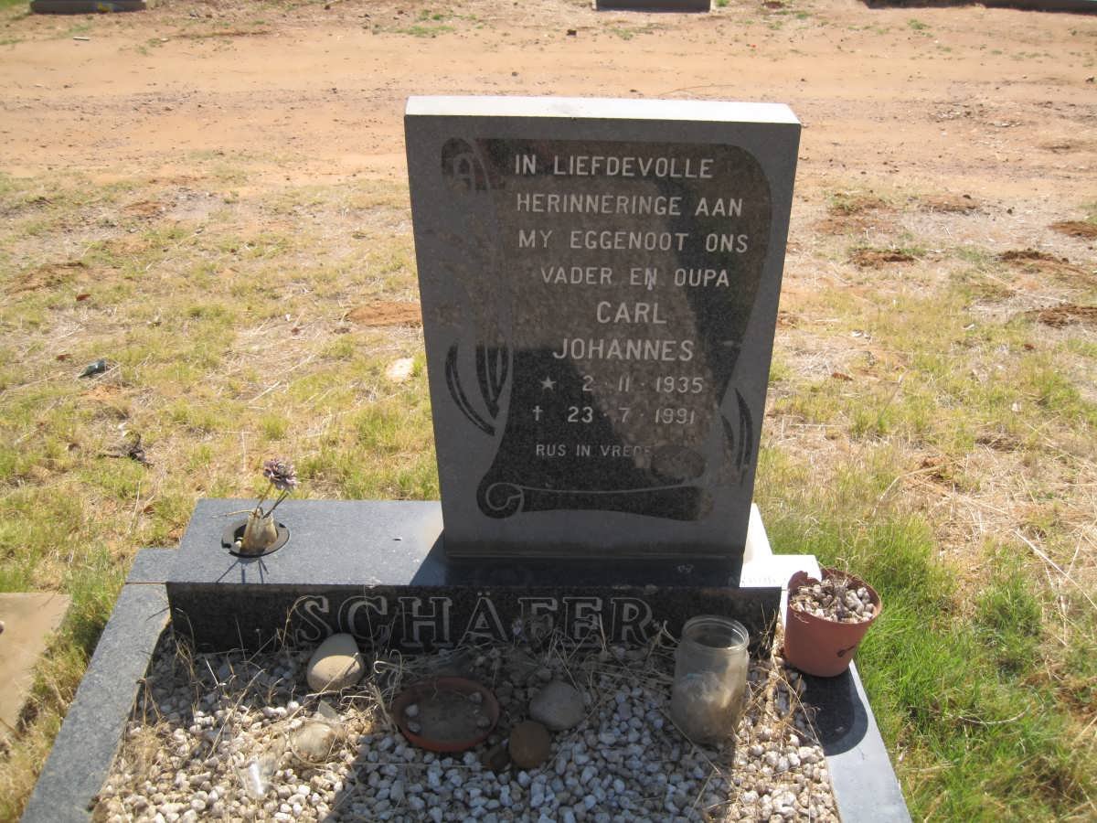 SCHAFER Carl Johannes 1935-1991
