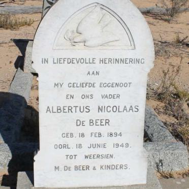 BEER Albertus Nicolaas, de 1894-1949