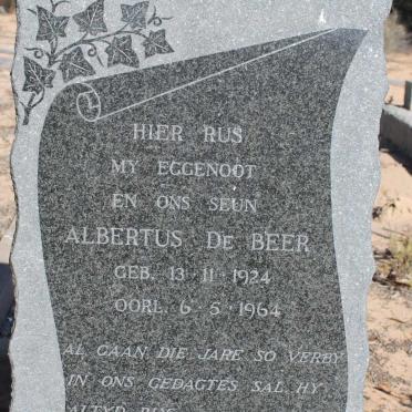 BEER Albertus, de 1924-1964