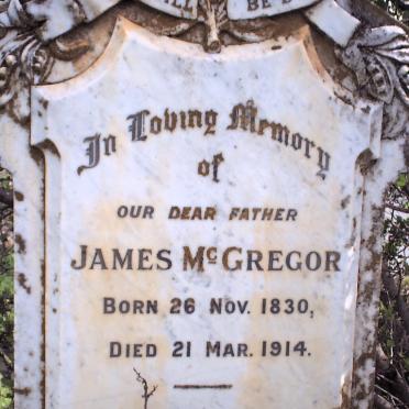 McGREGOR James 1830-1914