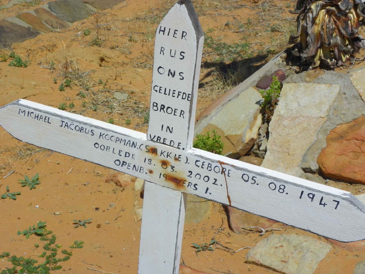 KOOPMAN Michael Jacobus 1947-2002