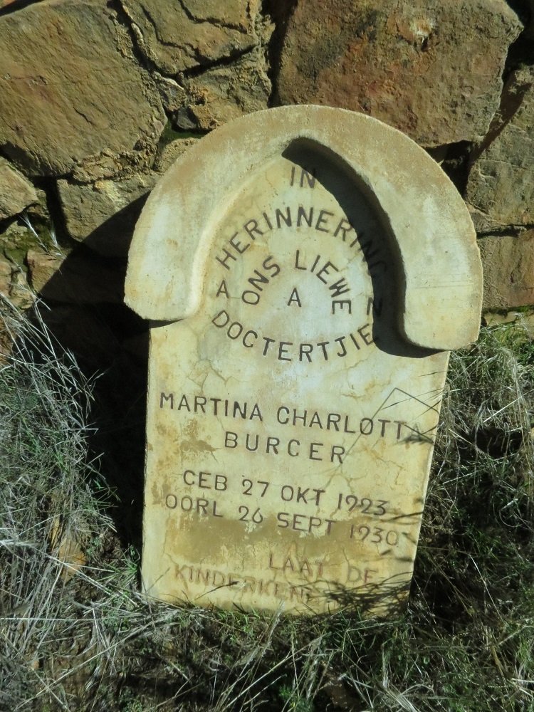 BURGER Martina Charlotta 1923-1930