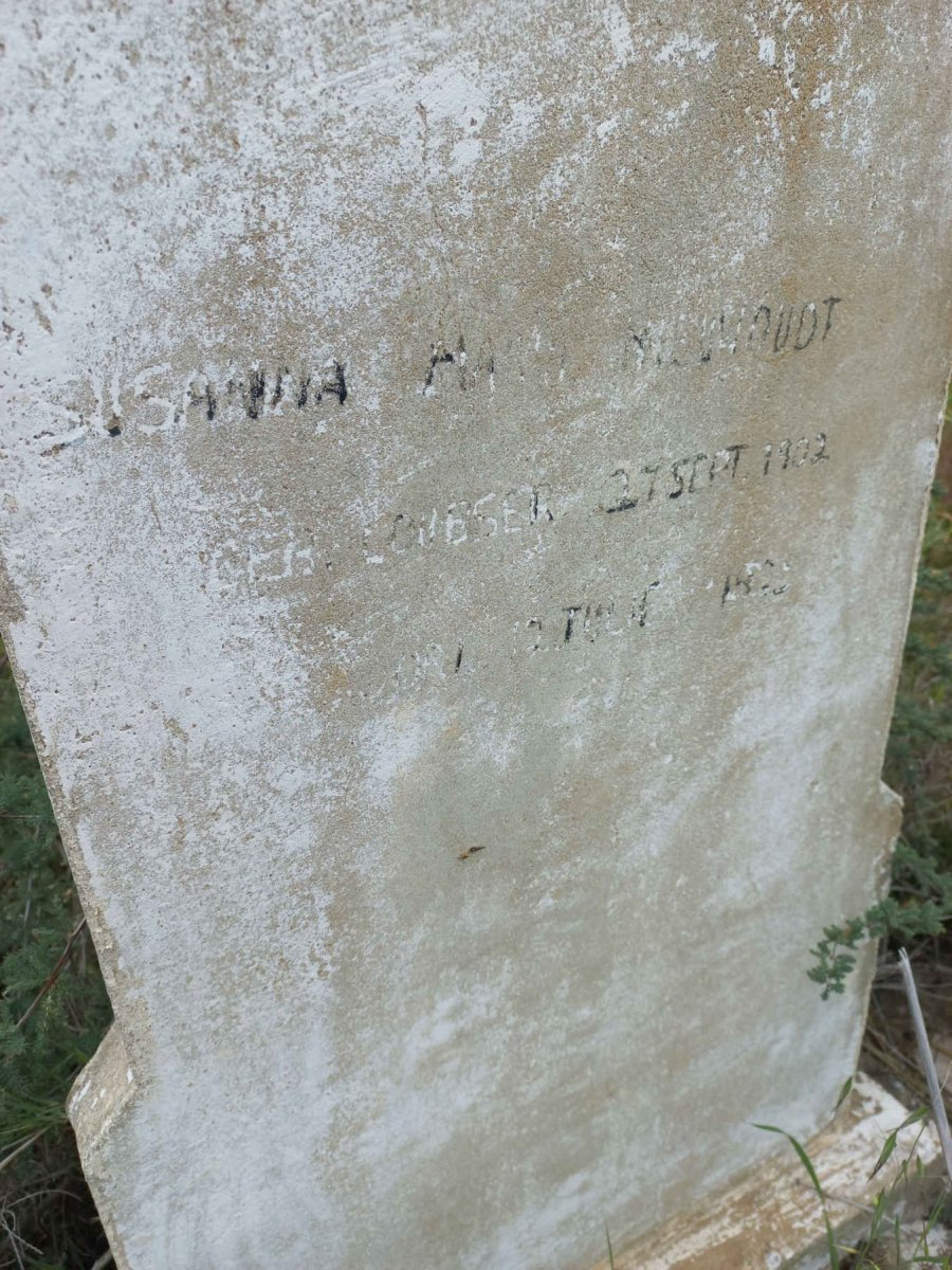 NIEUWOUDT Susanna Maria 1902-?