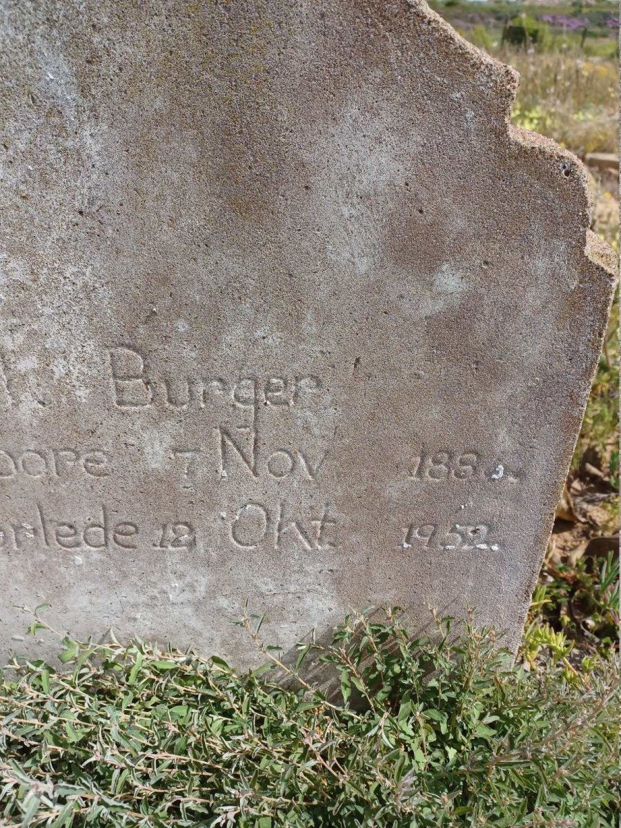BURGER J.M. 188?-1952