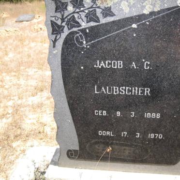 LAUBSCHER Jacob A.C. 1886-1970