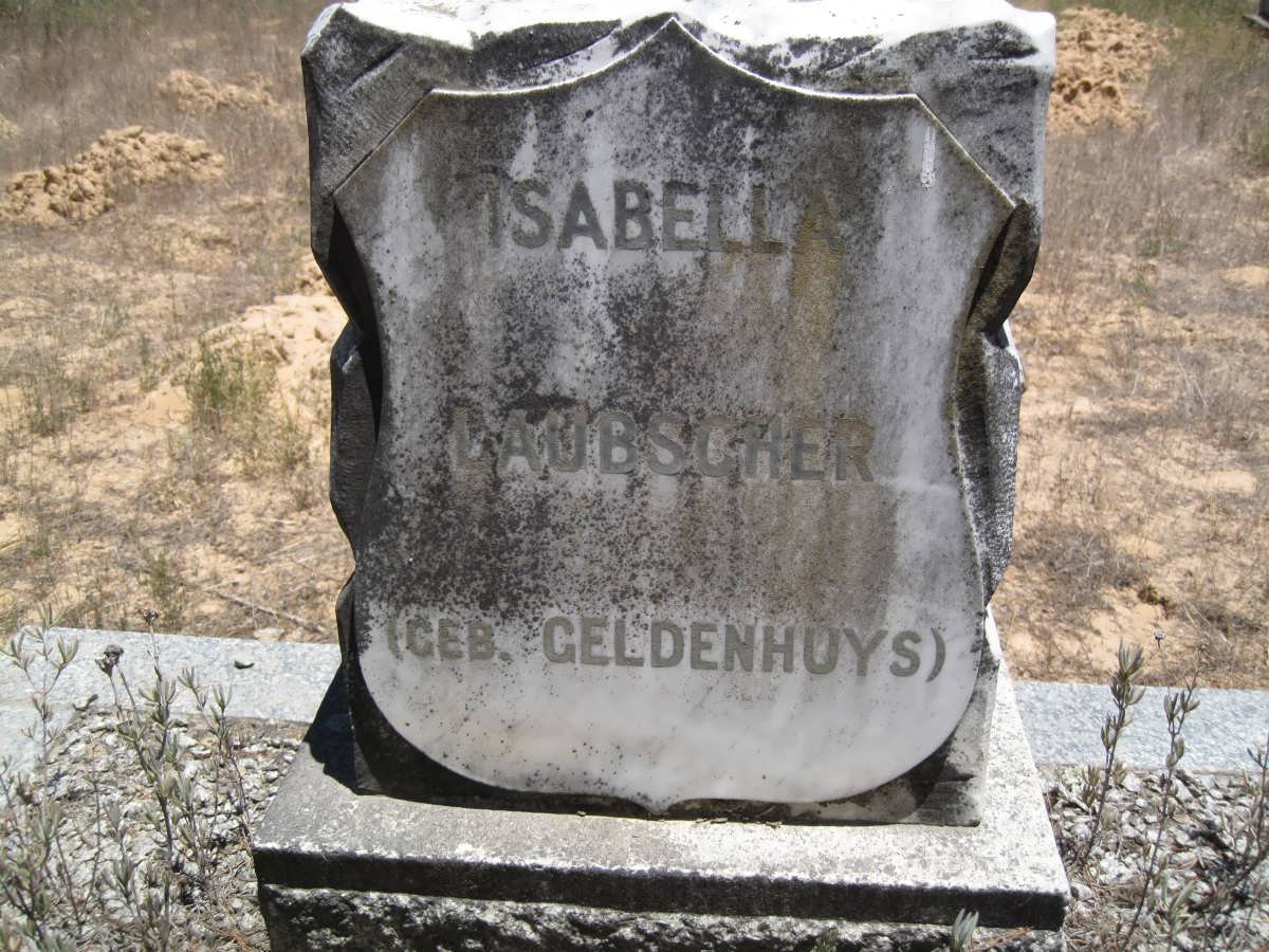 LAUBSCHER Isabell nee GELDENHUYS