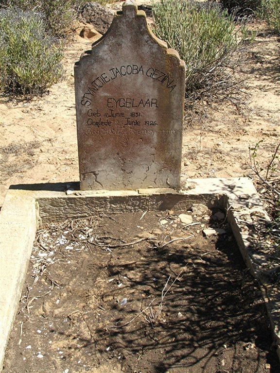 EYGELAAR Styntjie Jacoba Gezina 1851-1926