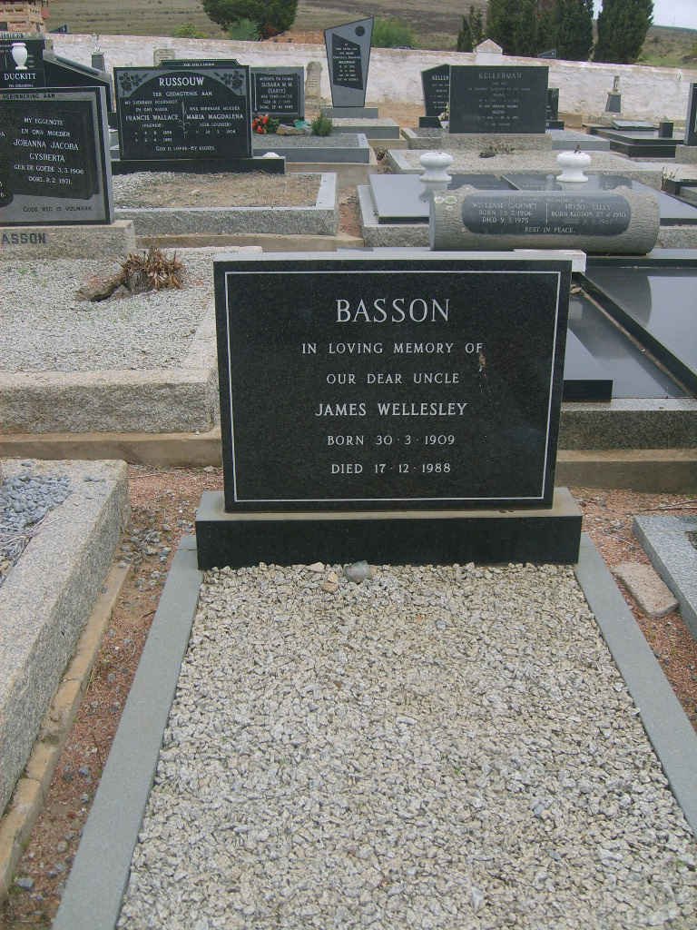 BASSON James Wellesley 1909-1988