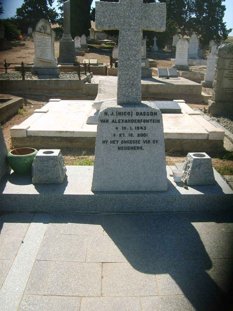 BASSON N.J. 1943-2001