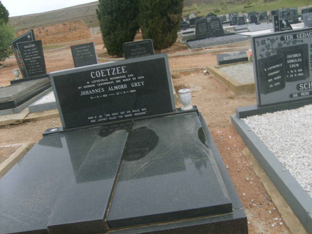 COETZEE Johannes Almoro Grey 1921-1984