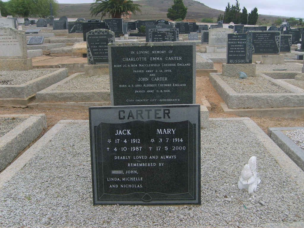 CARTER Jack 1912-1987 &amp; Mary 1914-2000