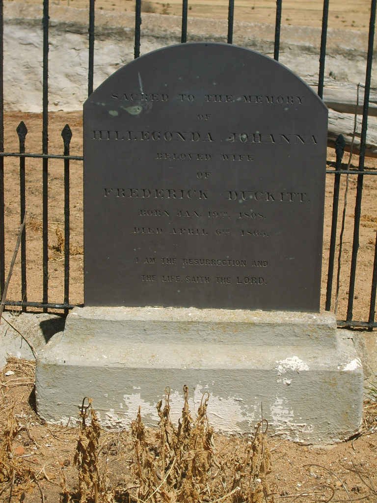 DUCKITT Hillegonada Johanna 1808-1865