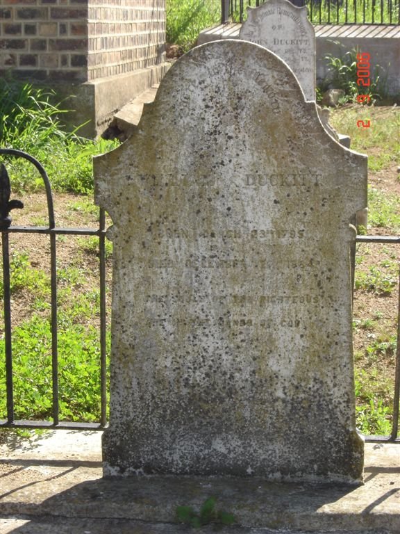 DUCKITT William 1795-1884