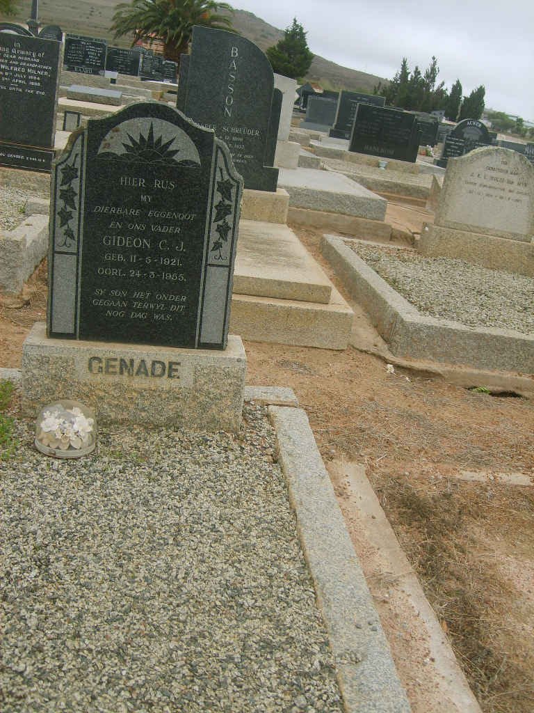 GENADE Gideon C.J. 1921-1955