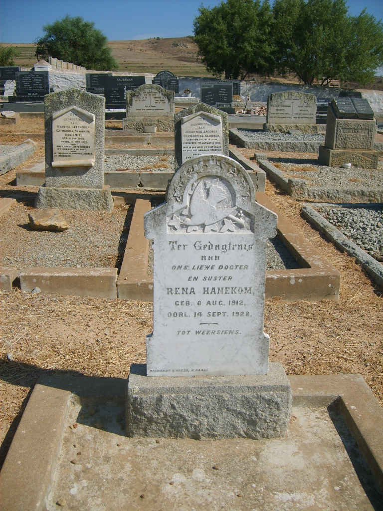 HANEKOM Rena 1912-1928